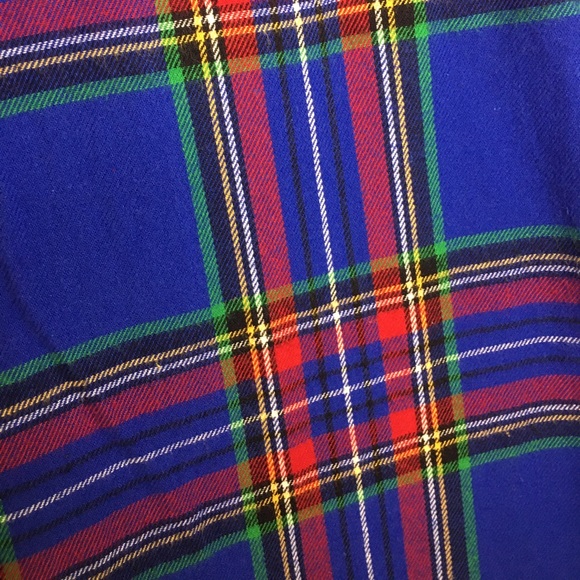 Saddlebred | Men’s 100% Cotton Colorful Plaid Button Down Shirt - Picture 7 of 12